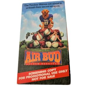 Air Bud 2: Golden Receiver Demo Promo Screener VHS Tape TESTED